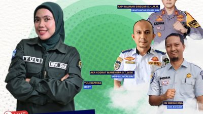 Lewat Udara, Polres Siak dan Mitra Suarakan Operasi Patuh LK 2025 ke Warga