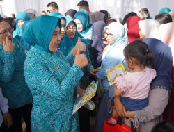 Zero Dose, Zero Anak Tertinggal, Semangat Tri Suswati Ajak Siak Wujudkan Anak Sehat dan Terlindungi