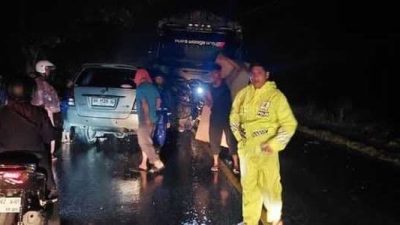 Perjalanan Menuju Medan Berakhir Duka, Dua Meninggal dan Satu Kritis Akibat Kecelakaan di Simalungun