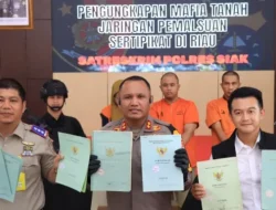 Polres Siak Ungkap Dugaan Pemalsuan Sertifikat Tanah, Tiga Orang Ditetapkan Tersangka