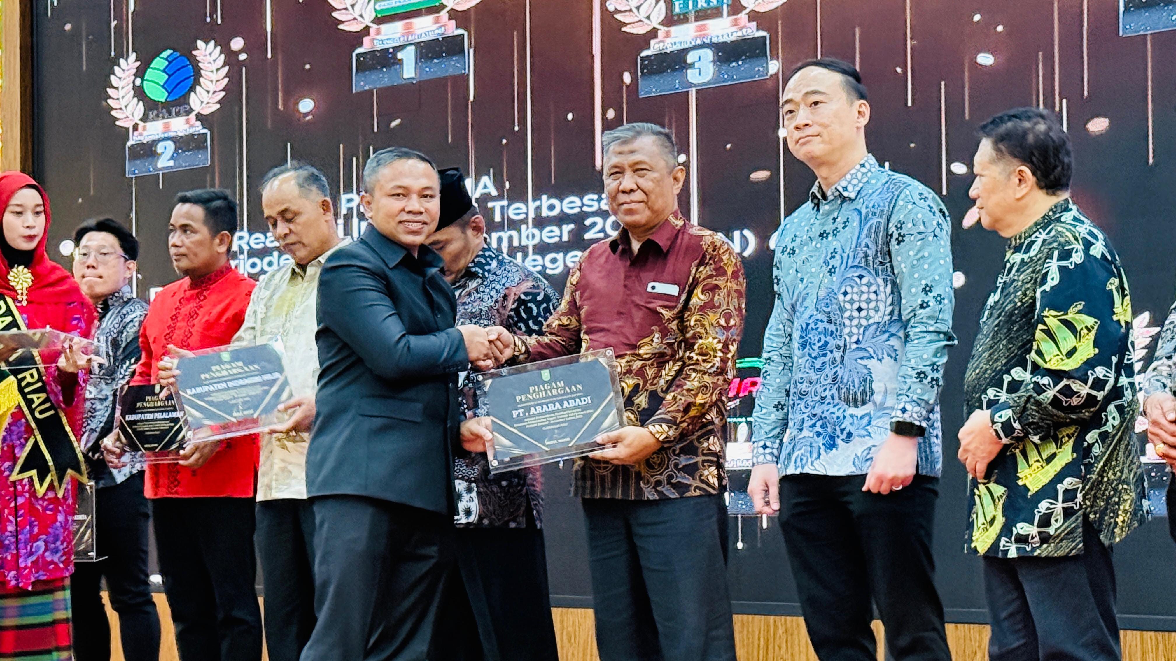 Komitmen Investasi, Arara Abadi Borong Riau Investment Award 2025