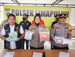 Polsek Limapuluh Ringkus Pria Diduga Pengedar  Narkotika, BB Senilai Rp7,5 Miliar Disita