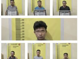 Polsek Seberida Ringkus 7 Pelaku Pencurian Sapi, Anak Korban Ikut Terlibat