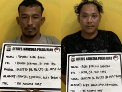 Polda Riau Amankan 2 Kg Sabu di Dumai, Dua Kurir Asal Aceh Diamankan