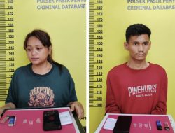 Sepasang Kekasih di Inhu, Diamankan Polisi, Diduga Konsumsi Sabu