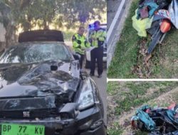 Mobil Nissan GT-R Terlibat Kecelakaan di Batam, Pemotor Meninggal Dunia