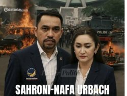 NasDem Nonaktifkan Ahmad Sahroni dan Nafa Urbach sebagai Anggota DPR RI