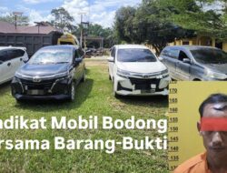 Polsek Ukui Ringkus Sindikat Mobil Bodong, 15 Unit Sudah Terjual