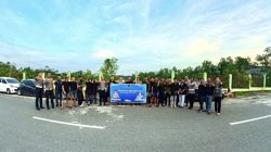 Polantas Menyapa, Polisi & Klub Motor di Perawang Kompak Jaga Tertib Lalu Lintas