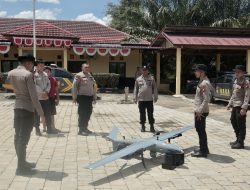 Polres Kuansing Gunakan Drone Canggih UAV V-TOL untuk Pantau Aktivitas PETI