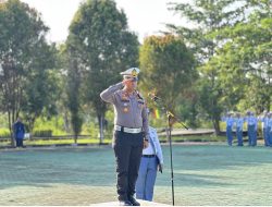 Kasat Lantas Polres Siak Ajak Pelajar Jadi Pelopor Keselamatan Lewat Apel Pagi di 8 Sekolah