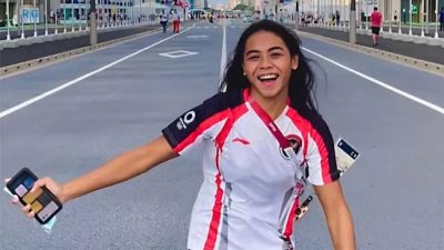 Atlet Renang Azzahra Resmi Kembali ke Riau, Posisi KONI Riau Naik ke 10 Besar PON XXI