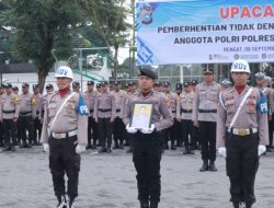 Bripka Teguh Yona Permana Resmi Di-PTDH, Polres Inhu Tegaskan Komitmen Jaga Integritas