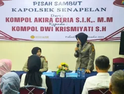 Kenangan Manis di Senapelan, Kompol Akira Ceria Siap Lanjutkan Tugas sebagai Wakapolres Siak