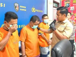 Polisi Ringkus Tiga Tersangka Kasus Pembunuhan Ketua SPTI di Kampar, Dua Pelaku Masih Diburu