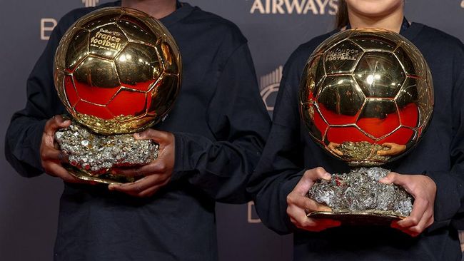 Inilah Sepuluh Daftar Lengkap Pemenang Ballon d’Or 2025 Pemenang Ballon d’Or 2025