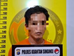 Polres Kuansing Bongkar Peredaran Sabu, Pria di Beringin Jaya Diciduk Tim Mata Elang