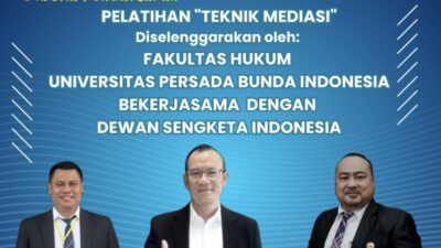 Sinergi UPBI dan Dewan Sengketa Indonesia, Wujudkan Mediator Profesional Melalui Pelatihan Mediasi