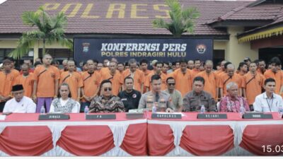 Operasi Antik 2025, Polres Inhu Ringkus 63 Pelaku Narkoba, Lima Diantaranya Residivis