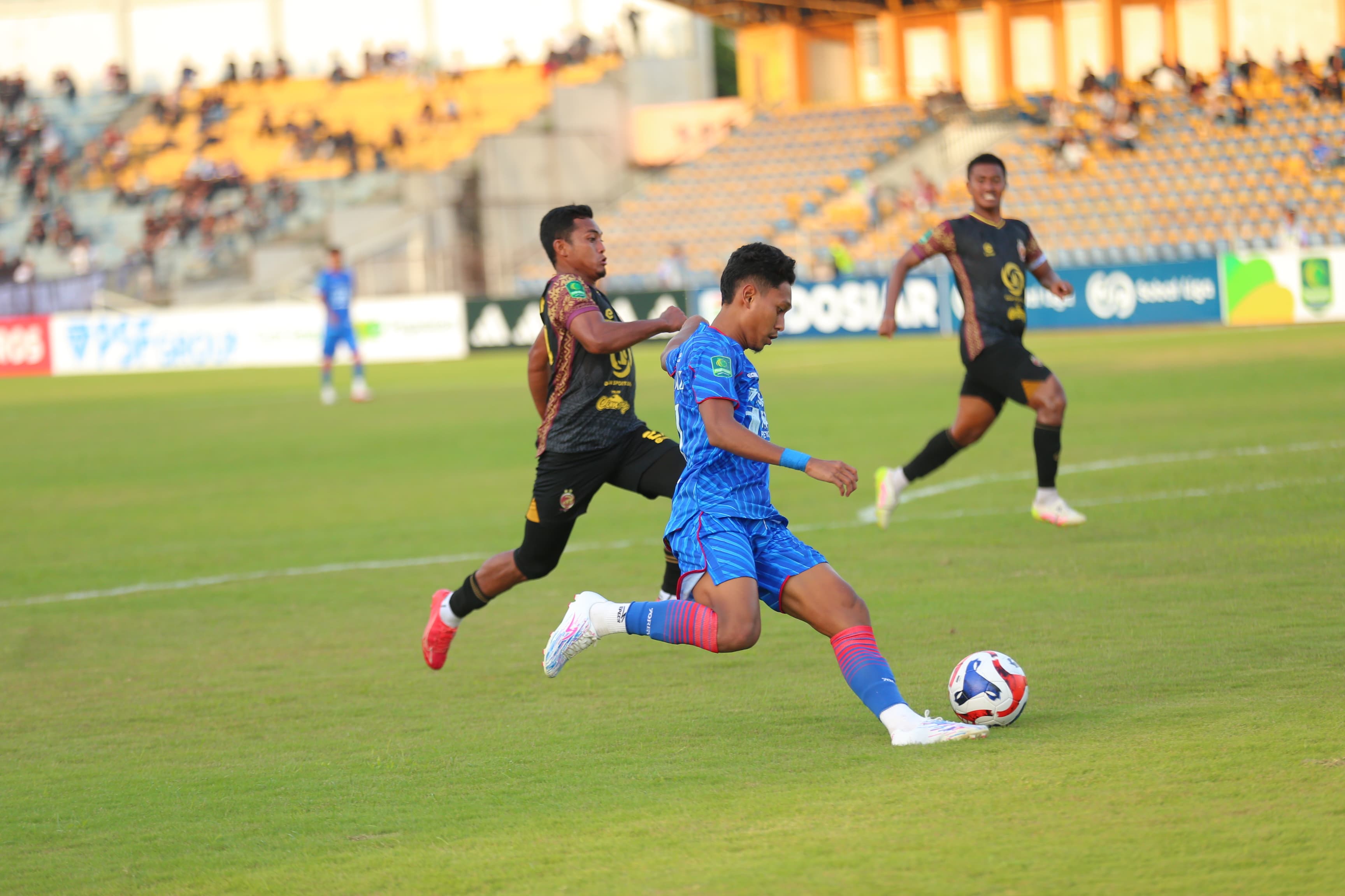 Gol Dramatis Reyhan di Menit Akhir Antar PSPS Pekanbaru Bungkam Sriwijaya FC 1-0