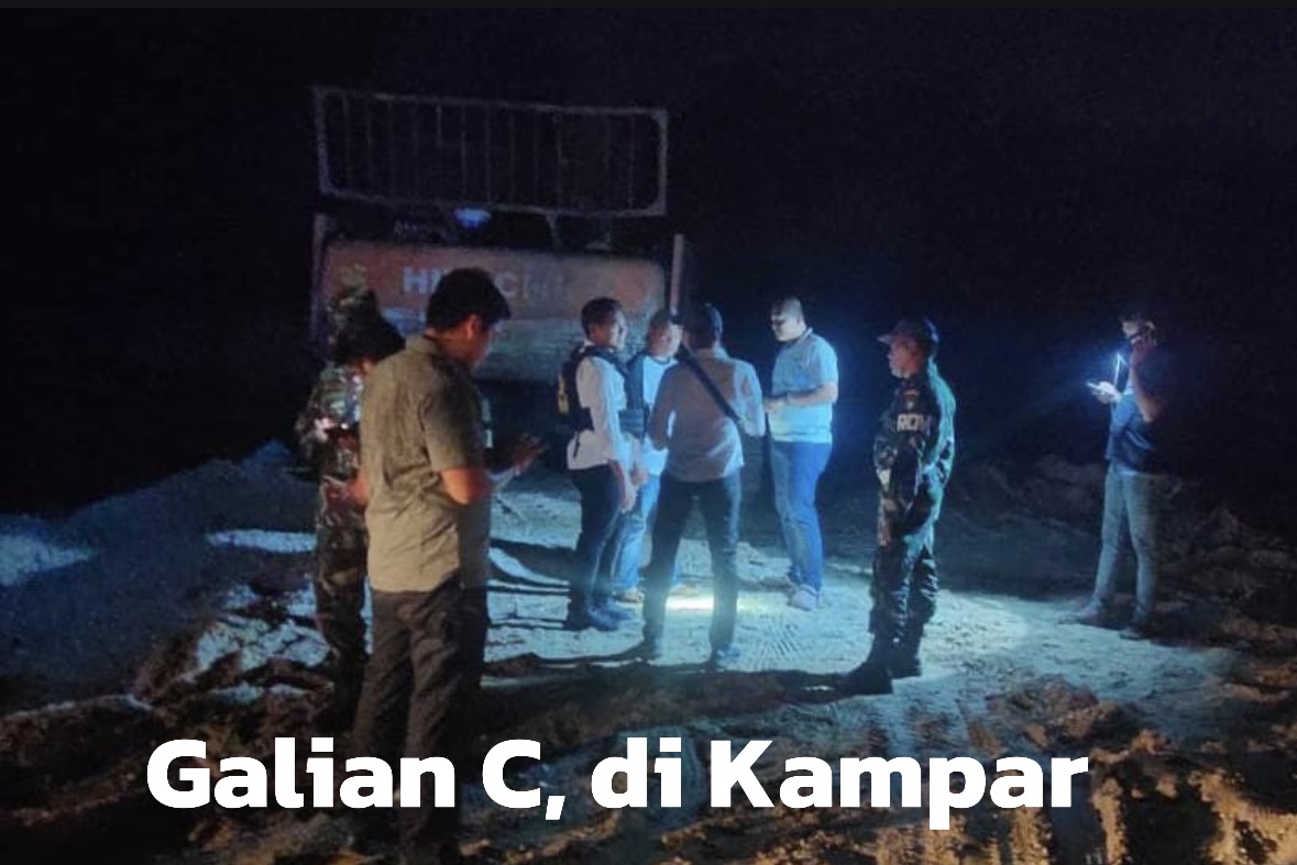 Galian C Ilegal di Kampar Digerebek, Operator Ditangkap Polisi