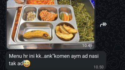 Menu MBG Tanpa Nasi di Siak Ramai Diperbincangkan, Warga: Nasinya Bawa dari Rumah Saja