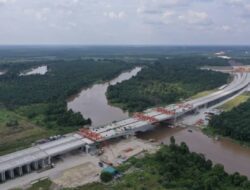Jembatan Siak VI Resmi Tersambung, Tol Pekanbaru–Riau Kian Nyata