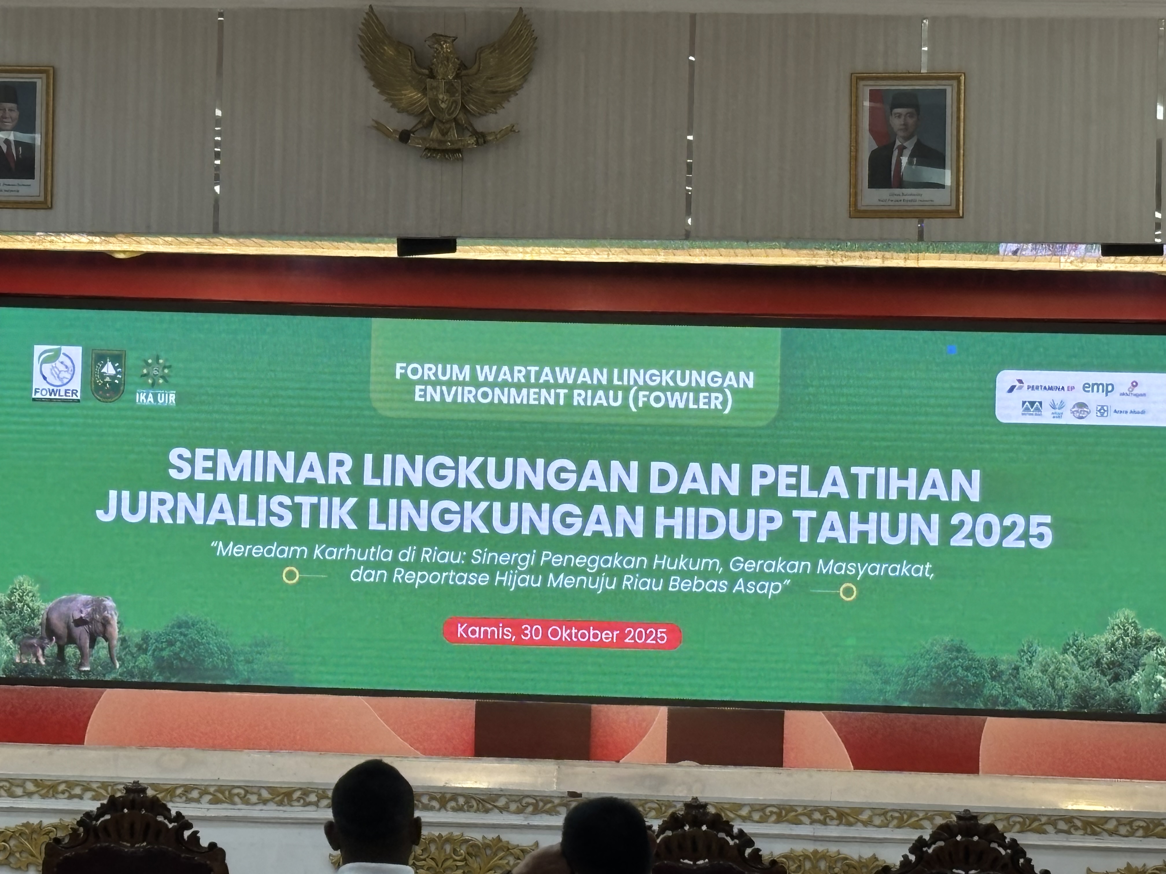 Riau Siap Bebas Asap, Fowler Gelar Seminar Lingkungan