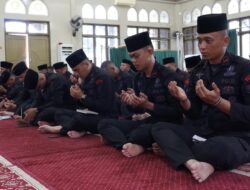 HUT ke-51 Gegana, Brimob Polda Riau Gelar Do’a Bersama