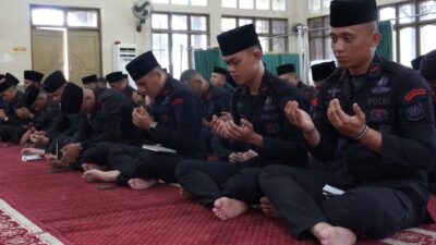HUT ke-51 Gegana, Brimob Polda Riau Gelar Do’a Bersama