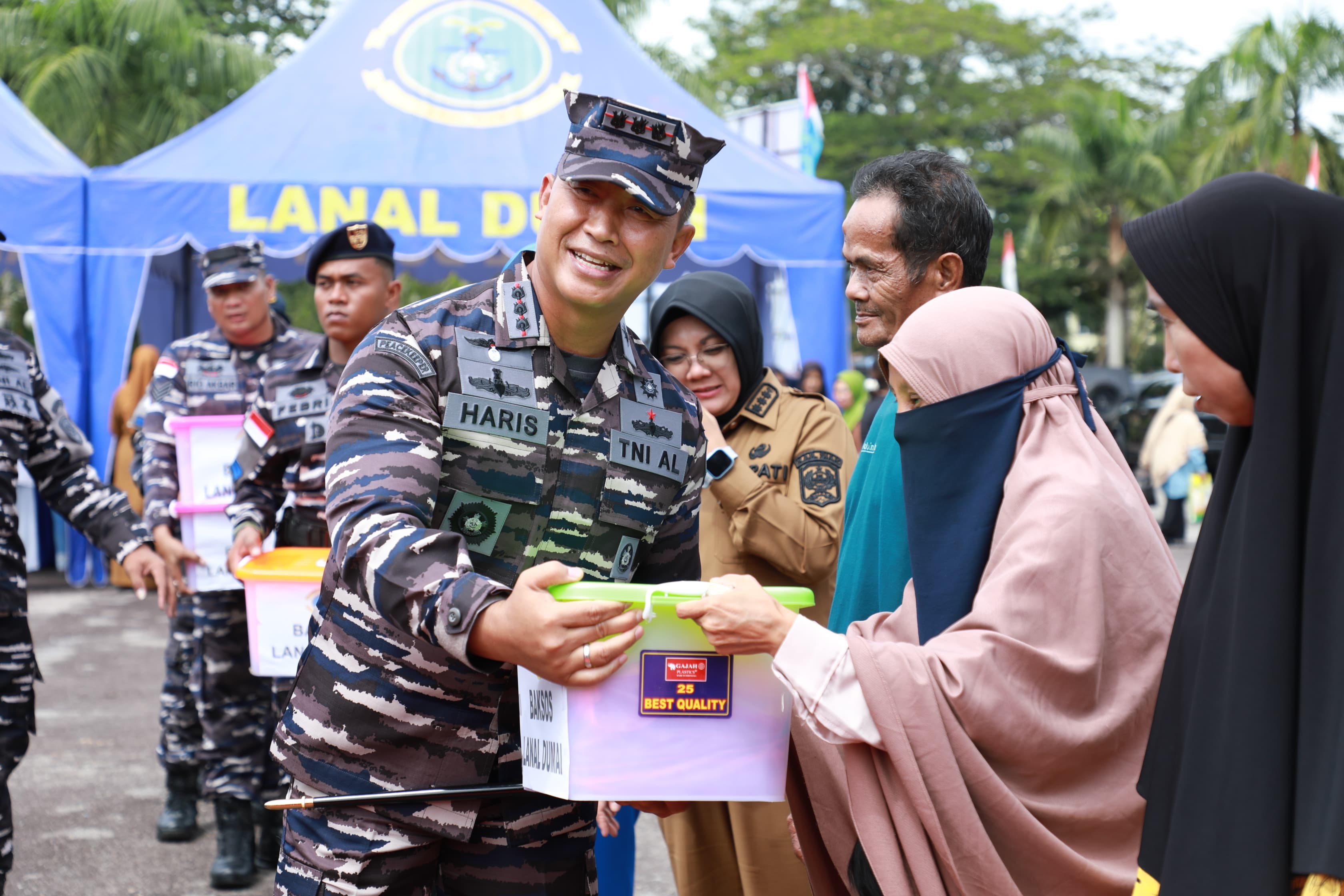 TNI AL Gandeng Pemkab Siak, Bantuan Mengalir Deras untuk Masyarakat
