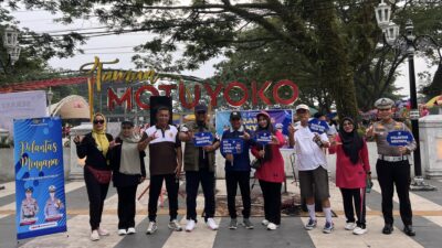 Polantas Siak Menyapa Warga di Car Free Day Tualang dengan Wajah Humanis