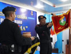 Detasemen Gegana Brimob Riau Gelar Pensucian Tunggul,  Peringati HUT ke-51 Gegana