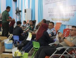 Hari Jadi ke-80, Brimob Polda Riau Gelar Donor Darah dan Sunat Massal