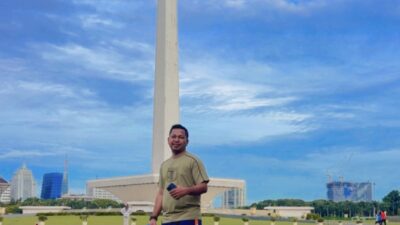 Dari Pekanbaru ke Jakarta, Semangat Lari  Aldi Tak Pernah Padam di Monas