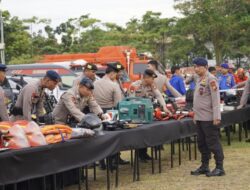 Apel Kesiapan Tanggap Darurat Bencana 2025, Brimob Polda Riau Siaga
