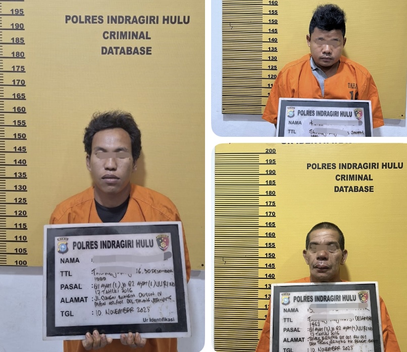 Bejad, Bapak Tiri di Inhu  Kompak Setubuhi Anak Sambung