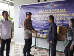 Brimob Polda Riau Gelar Anjangsana ke Panti Jompo di Usia Emas Korps Brimob Polri ke-80