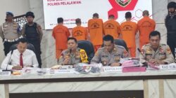Polres Pelalawan Ungkap Tiga Kasus Besar: Guru Cabul, Curanmor, dan BNN Gadungan