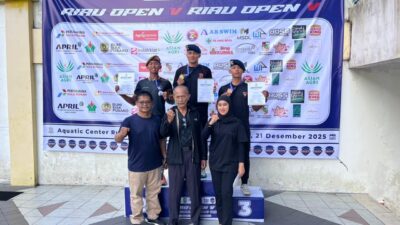 Personel Brimob Polda Riau Juara 3 di Swimming Championship Se-Indonesia 2025