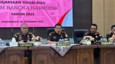 Sepanjang 2025, Kejati Riau Selamatkan Rp12,36 M Kerugian Negara dari 137 Perkara Korupsi