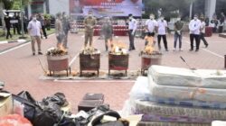 Kejari Bengkalis Musnahkan 395 Perkara Barang Bukti, Terbanyak Narkotika