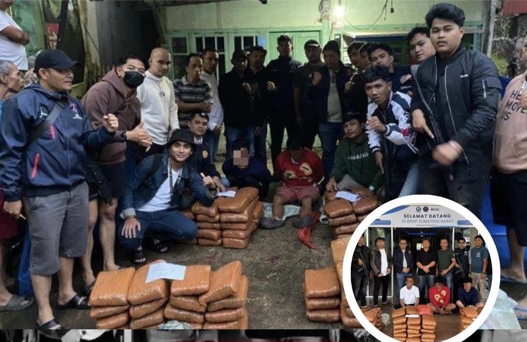 Manfaatkan Situasi Bencana, Tiga Pengedar Bawa 100 Paket Ganja dari Sumut ke Sumbar