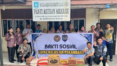 Lapas Kelas IIA Pekanbaru Gelar Bakti Sosial di Dua Panti Asuhan 8 2b8b2072 3feb 4431 8711 401b6de8b571