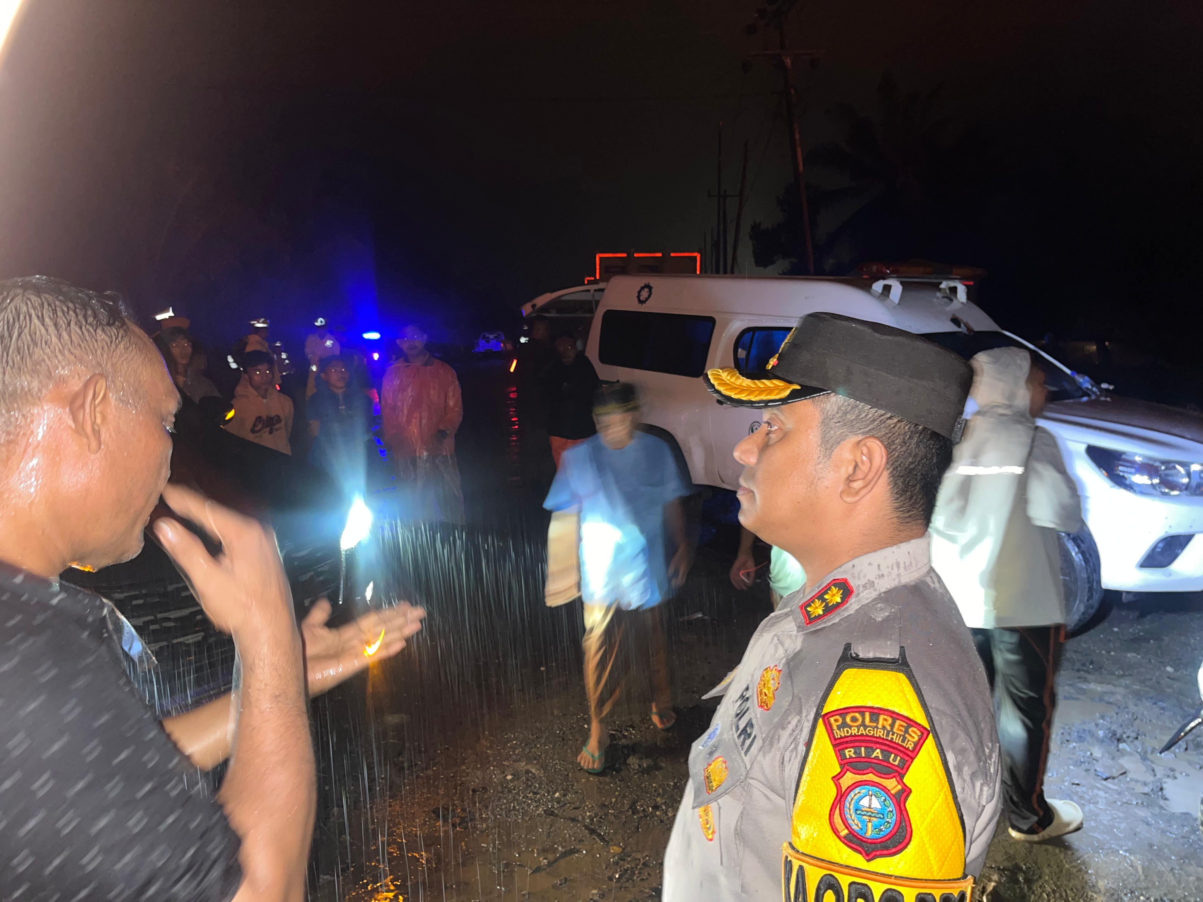Kebocoran Gas di Inhil Terkendali, Kapolres Pastikan Lalu Lintas Aman
