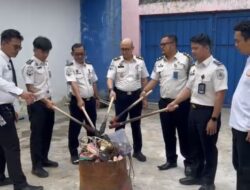 Sapu Bersih Barang Ilegal, Lapas Kelas IIA Pekanbaru Tegakkan Disiplin dan Keamanan Hunian