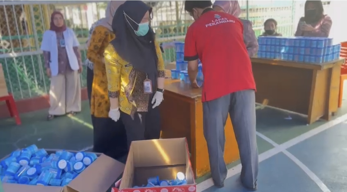 Lapas Kelas IIA Pekanbaru Tes Urine