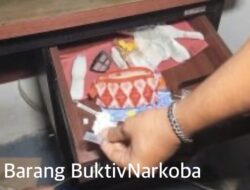 Polresta Pekanbaru Ringkus Dua Pecatan Polri, Sabu dan Ekstasi Disita