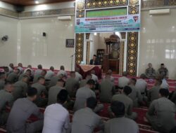 Brimob Polda Riau Peringati Isra Mikraj 1447 H dengan Penguatan Iman dan Aksi Sosial