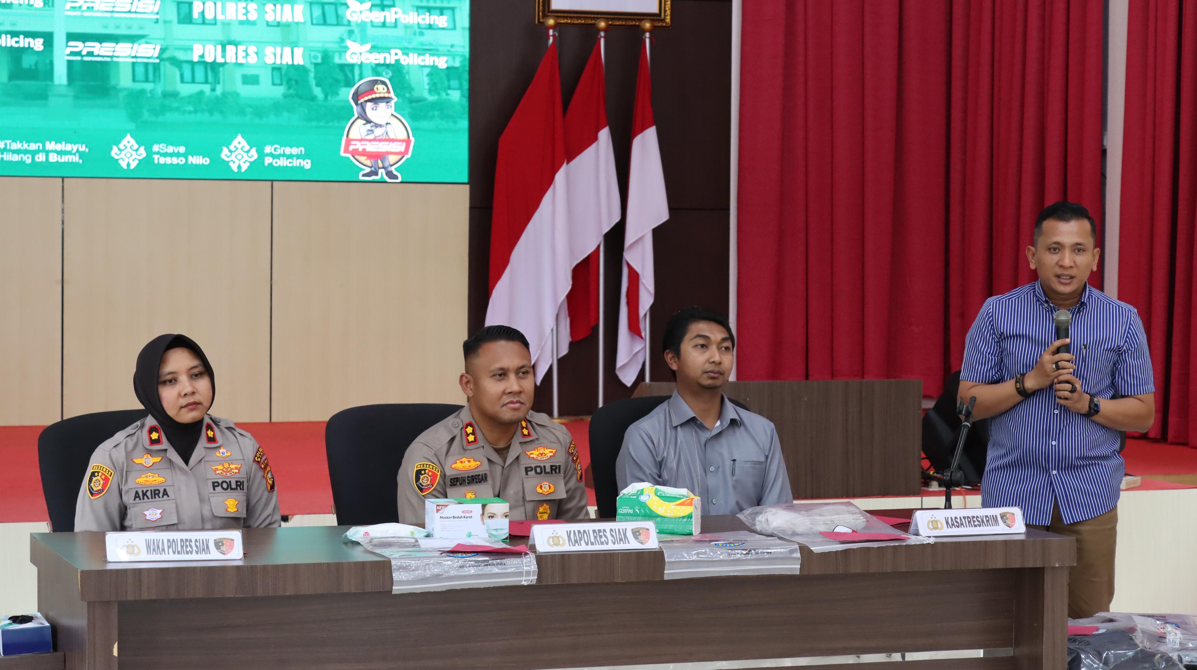 Kapolres Siak Beberkan Motif Pembunuhan di Minas, Pelaku Habisi Rentenir karena Pinjaman Ditolak